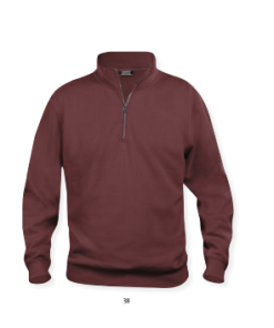 Sweat-Shirt Basic Half Zip fra Clique