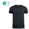 T-Shirt Herre V-neck, fra Clique er uden syninger i siden, med en tættere pasform. Kommer i 100% bomuld, med tanke på miljøet. God kvalitet og unisex model.