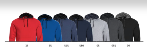 Sweat-Shirt Classic Hoody Dame Clique, er en slidstærk lækker sweat-shirt med hætte i Dame og Herre model. Har 2x2 rib forneden og på ærme,