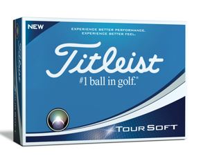 Logo golfbold Titleist Tour Soft golfbold