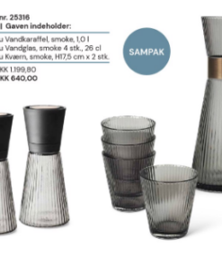 Rosendahl karaffel og glas og kværnsæt