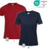 T-Shirt Premium-T fra Clique, Moderne T-shirt, rund hals i forkrympet, med sidesømme, dobbelt krave i bomuld og elastan og nakketape. Kommer i H/D.