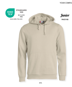 Sweat-Shirt Basic Hoody fra Clique er en slidstærk lækker sweat-shirt med hætte i unisex model.Den har dobbeltsikringer ved ærme og bund, sikrer materialet