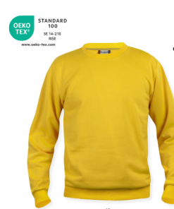 Sweat-Shirt Basic Roundneck fra Clique er en lækker sweat-shirt, rund hals i unisex model. Dobbeltsikring om sikrer den gode kendte, slidstærke kvalitet