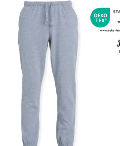 Sweat jogging Buks Basic Pants fra Clique er en slidstærk, lækker sweat jogging unisex buks med lommer. Lynlås i taljen, elastik forneden,behagelig løsning