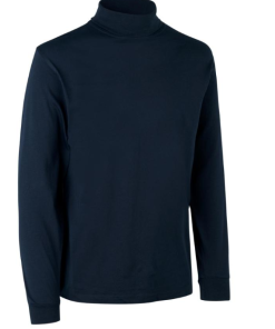 T-Time T-shirt Rullekrave ID, en T-shirt med rullekrave/lange ærmer. Ekstra elastisk rib i kraven, rib afslutning v. ærme. 100% bomuld, holder faconen, 4 farver
