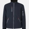 Soft Shell Jakke Kontrast Herre fra ID Identity, er en funktionel soft shell-jakke, kontrast på lynlås. ID® Tech broderi på venstre ærme. Trelagskvalitet.