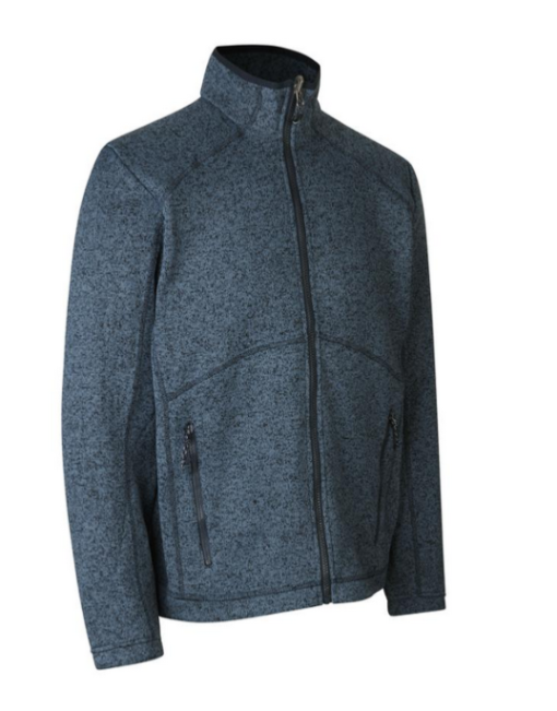 Zip n mix Melange Fleece Herre fra ID Identity, er en blød strikfleece i flotte melange farver. Ekstra længde bagtil sikrer bedre pasform og komfort.