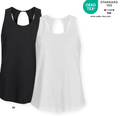 Slub tanktop til dame fra Clique, med en moderne pasform, 100% slub ringspundet jersey bomuld. Fremstillet med sidesømme og nøglehul bagpå.