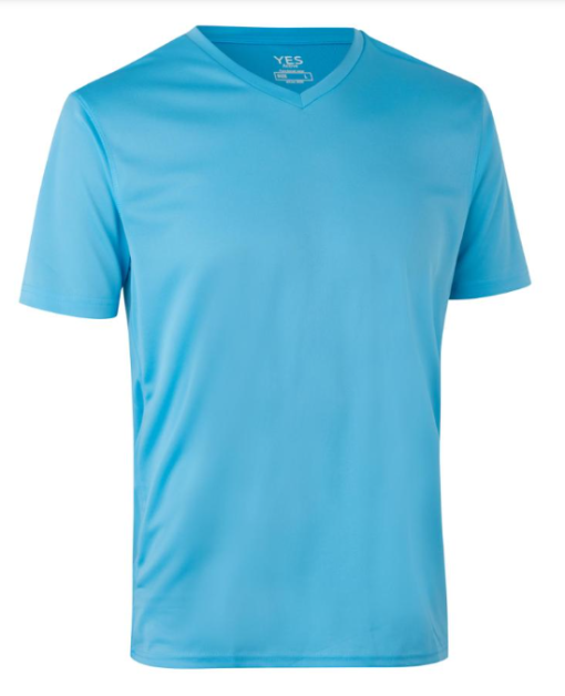 YES Active T-shirt fra ID Identity er en funktionel T-shirt med V-hals. Kommer både i herre og dame model. T-shirten fra ID Identity er i 100% polyester oeke-tex. Super funktionel med V-hals, svedtransporterende, åndbar og hurtigttørrende kvalitet. Høj funktionalitet til en skarp pris.