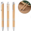 BETA BAMBOO. Bambus kuglepen med clip og metal detaljer. Er produceret i et naturligt materiale, derfor kan der være forskel på størrelser og farver