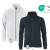 Classic Cardigan fra Clique, kommer både i dame og herre model. Er med praktisk mobiltelefon løsning,sidelommer med lynlås. Stretch i rib