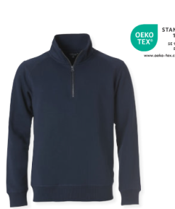 Classic Half Zip fra Clique, er en unisex model, med flatlock sømme tone-i-tone. 2x2 rib. Skjult lomme i siden med lynlås og høretelefon løsning.