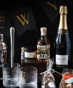 Air Mail med glas og bobler