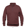 Sweat-Shirt Basic Half Zip fra Clique