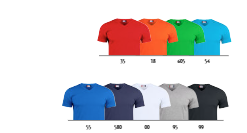 T-Shirt Herre V-neck, fra Clique er uden syninger i siden, med en tættere pasform. Kommer i 100% bomuld, med tanke på miljøet. God kvalitet og unisex model.