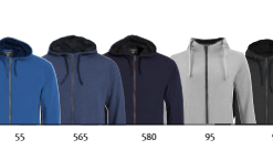 Sweat-Shirt Classic Hoody Full Zip Herre fra Clique er en slidstærk lækker sweat-shirt med hætte og gennemgående lynlås. Har 2x2 rib forneden og i bund,