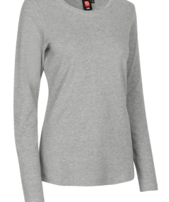 Interlock T-shirt Langærmet H/D fra ID Identity. T-shirt i blød antipilling kvalitet, i 100% bomuld. Holder faconen vask efter vask.