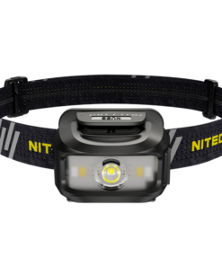 Nitecore NU35 letvægts pandelampe, Nitecore NU35 skiller sig ud fra mange andre pandelamper, kan bruge det inbyggede Li-on batteri, men samtidig 3 x AAA.