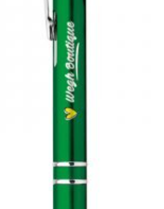 Beta plastic kuglepen i flere farver. Kuglepen med metalclips. kuglepen Blæk: blå. ø10 x 138 mm. En praktisk og solid kuglepen
