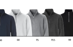 Classic Half Zip fra Clique, er en unisex model, med flatlock sømme tone-i-tone. 2x2 rib. Skjult lomme i siden med lynlås og høretelefon løsning.