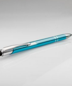 Galba kuglepen med touchpoint, Kuglepen i aluminium med touchpoint og klip. Kommer i forskellige farver. Blæk: blå. ø8 x 142 mm. Slim og effektiv pen.,