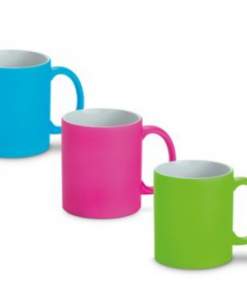 Krus Lynch i neon mat, Keramisk krus med neon mat finish og kapacitet op til 350 mL. Det giver dig mulighed for at skrive på den med kridt, ikke inkluderet.