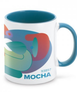 Krus Mocha ideel til sublimering, keramisk krus. Dette krus er ideel til sublimering, kan indeholde op til 350 mL og leveres i en gaveæske.