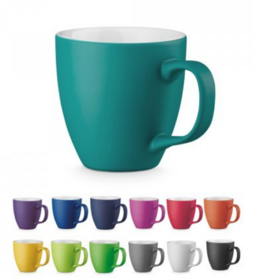 Krus Panthony mat i mange farver, porcelæn krus med hydroglaze, mat finish og kapacitet op til 450 mL. Made in Europe. ø95 x 100 mm