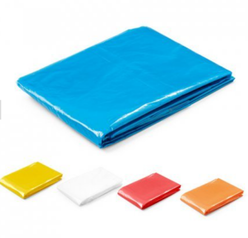 Poncho vandtæt i kugle-format emballage, med nøglering og karabinhage. ø63 mm | 1200 x 900 mm. Smart opbevaring og praktisk karabinhage     