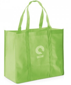 Non-woven shopper pose med håndtag, Ikke-vævede taske (80 g/m²) med 50 cm håndtag. 400 x 340 x 200 mm. Nem og praktisk, lige til at tage med på turen