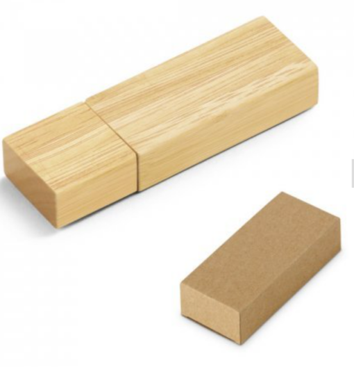 Venter usb stick 8/16 GB USB-flashdrev, med låg for bedre beskyttelse af USB'en. Leveres i karton gaveæske. Dette produkt er i et naturligt materiale ,