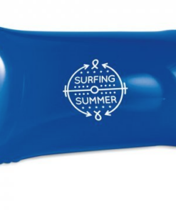 Strandpude i 5 forskellige farver, Oppustelig PVC-strandpude, mål: 310 x 185 x 130 mm, oppustelig pude til at tage med på stranden, picnic, vandreture osv.