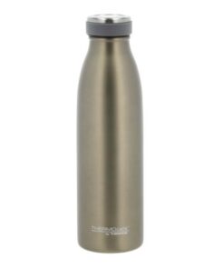 Thermos termoflaske 500 ml, 6,8 x 23,5 cm Mat grå Rustfrit stål. Nem og have med på turen om det er til stranden, indkøb, i skoven osv.