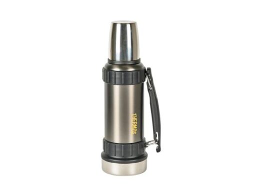 Thermos termoflaske i rustfrit stål, en robust termoflaske, der egner sig perfekt til arbejdsbrug og lignende. Kommer i 3 farver