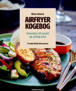 Airfryerbøger 4 stk, alle men en let tilgang til tilberede din mad i airfyreren. Ex. Snacks-, kartoffel-, juleborgen og den store airfryerkogebogen.