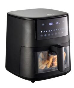Holm Airfryer 6,5 L og airfryerbøger, fryer med vindue, 6,5 liter. I en airfryer tilberedes maden med cirkulerende varm luft,tilkøb udvalgte airfryer bøger