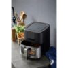 Holm Airfryer 9,0 L og airfryerbøger, Airfryer med vindue, 9 liter. I en airfryer tilberedes maden med cirkulerende varm luft,tilkøb udvalgte airfryer bøger