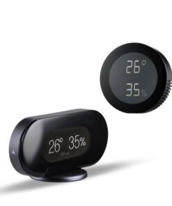 Jacob Jensen klimastation med sensor, denne enkle, trådløse klimastation giver dig fuld kontrol over temperatur og luftfugtighed både ude og inde.