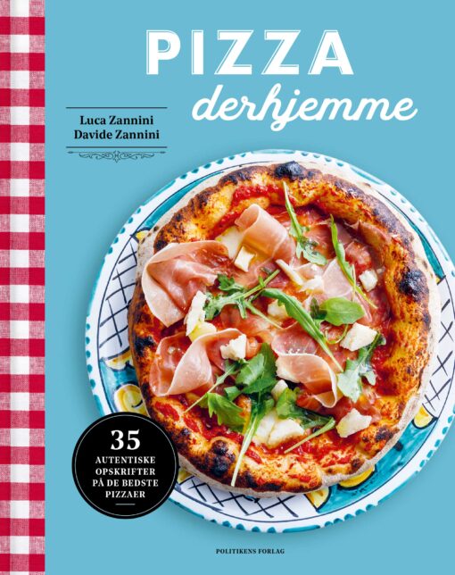 Pizza derhjemme, Bag dine egne perfekte, hjemmelavede pizzaer. Med denne bog kan du bage de lækreste pizzaer til familie og venner hjemme hos dig selv