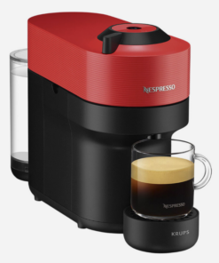 Nespresso Vertuo i 3 farver, Med fire kaffekopstørrelser, fra espresso- til Mug-størrelse, vælge din Nespresso-kapsel, sætte den i, starte den med et tryk