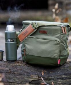 Thermos adventure sæt køletaske termoflaske, dit outdoor-eventyr bliver så meget bedre, Tag på tur med termoflaske på 470 ml, og premium Camo køletaske