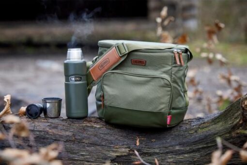 Thermos adventure sæt køletaske termoflaske, dit outdoor-eventyr bliver så meget bedre, Tag på tur med termoflaske på 470 ml, og premium Camo køletaske