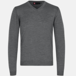 Business Strikpullover V-hals Herre fra ID Identity, er en Fully fashion herre strikpullover med V-hals. Kommer i 3 farver