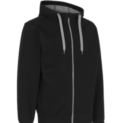 Sweat Cardigan bonded Herre fra ID Identity, er i 100% bomuld og for 100% polyester, holder faconen vask efter vask. Er i en kraftig kvalitet - 390 gr.