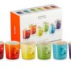 Le Creuset 6 krus pakke Inviter regnbuens farver ind i dit køkken med dette regnbuesæt bestående af seks krus indeholdende enten 350ml eller 200ml.