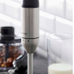 Nordic sense stavblendersæt Handy stavblendersæt i sort/sølv med DC-motor, turbospeed og trinløs regulering. Nem at betjene