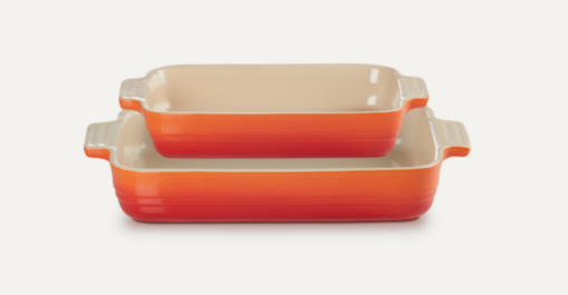 Le Creuset rektangulære fade