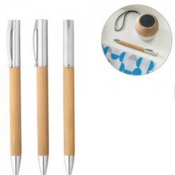 Beal kuglepen i bambus med drejemekanisme er i naturmateriale og kan derfor være forskel på størrelser og farver fra produkt til produkt.