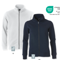 Classic Cardigan fra Clique, kommer både i dame og herre model. Er med praktisk mobiltelefon løsning,sidelommer med lynlås. Stretch i rib